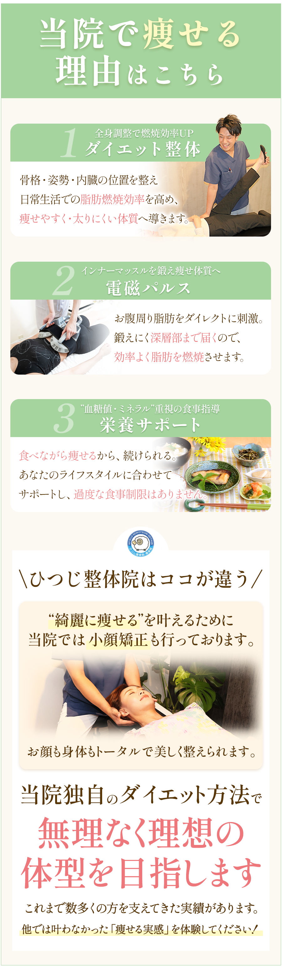ダイエットの特徴